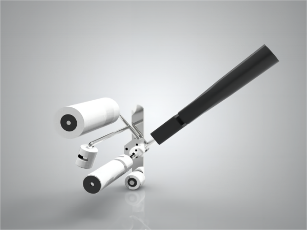 遮蔽卷膜贴附器